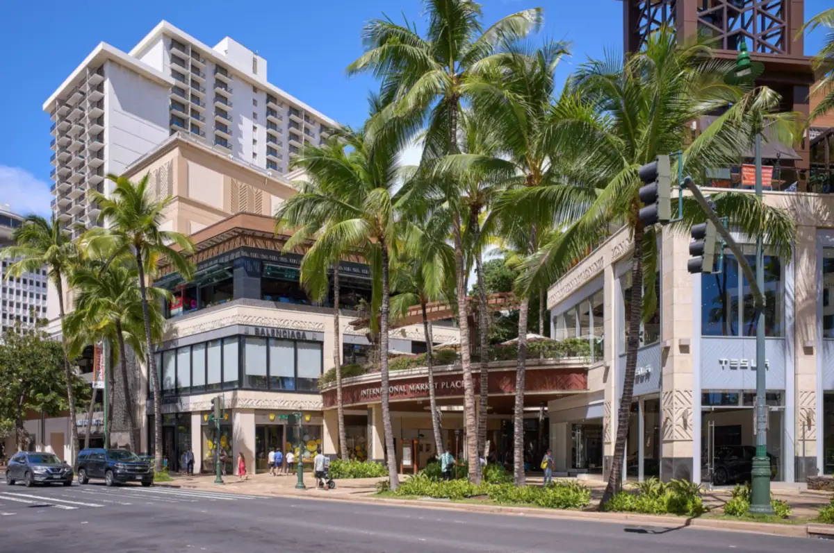 International Market Place on Kalakaua Avenue in Waikiki